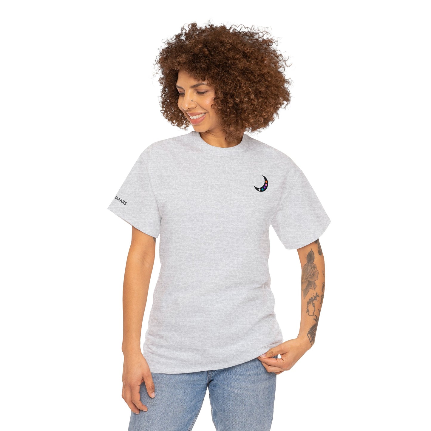 This NFT-Shirt is on the Moon Unisex Heavy Cotton Tee