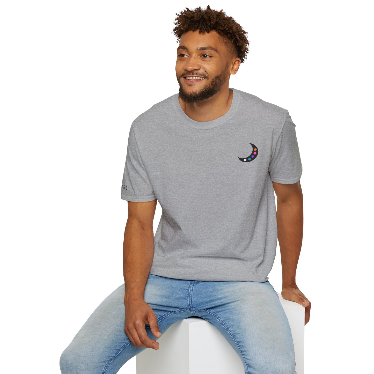 This NFT-Shirt is on the Moon Unisex Softstyle T-Shirt