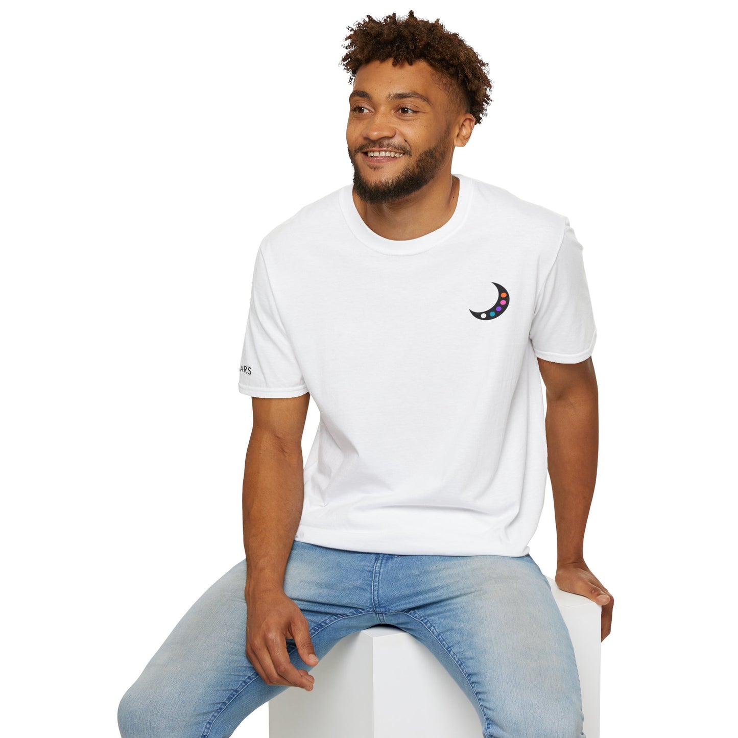 This NFT-Shirt is on the Moon Unisex Softstyle T-Shirt