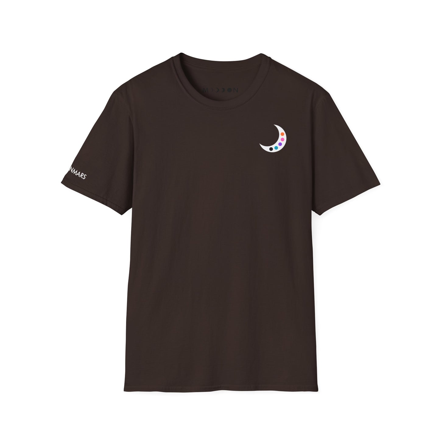 This NFT-Shirt is on the Moon Unisex Softstyle T-Shirt Dark