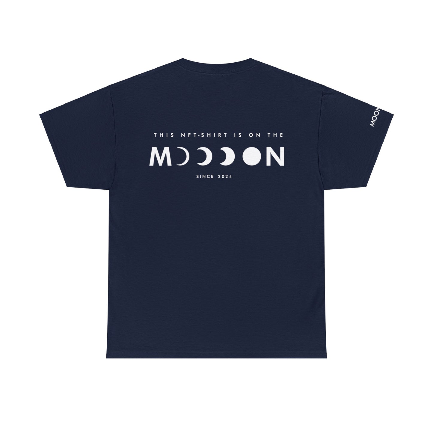 This NFT-Shirt is on the Moon Unisex Heavy Cotton Tee Dark