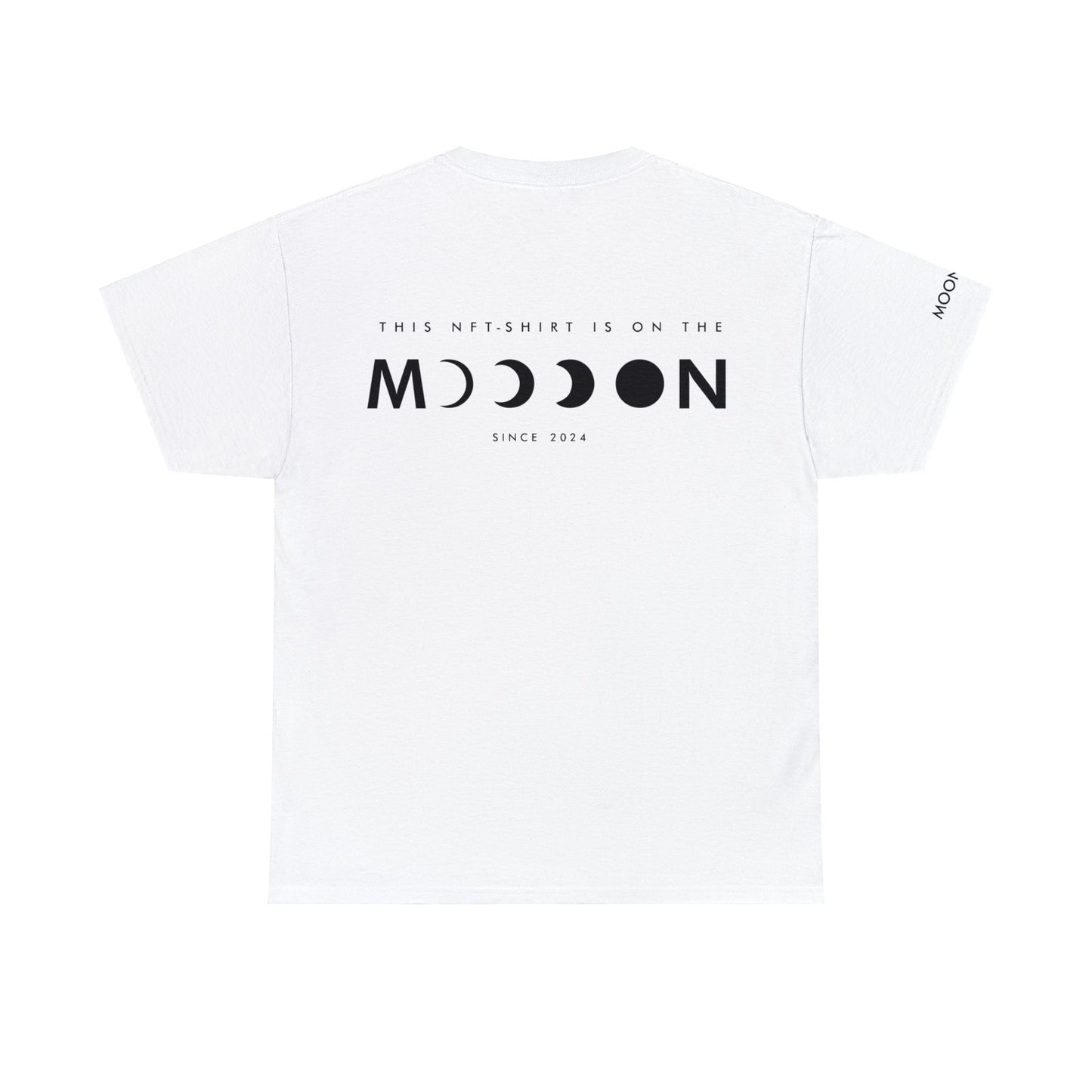 This NFT-Shirt is on the Moon Unisex Heavy Cotton Tee